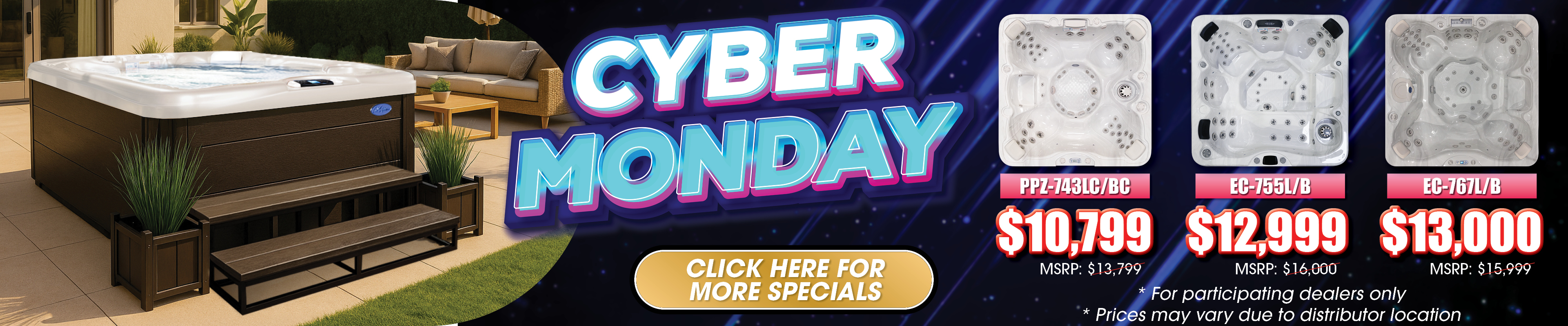 Calspas hot tub being used in a family setting - Manteca